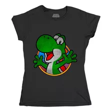 Playera De Niña Manga Corta Nintendo Original Hey Yoshi