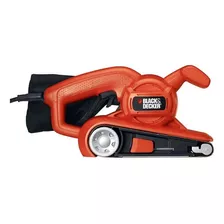 Lijadora De Banda Black+decker Br318 Naranja 50hz 680w 220v