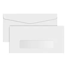 Pacote Envelope Branco 200 Unidade Tamanho 10x15cm 114x229mm
