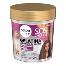 Gelatina Ativador De Cachos Karité Antifrizz Salon Line 400g