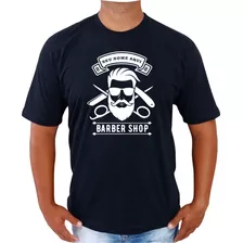 Camiseta Masculina Barbeiro Camisa Personalizada Algodão