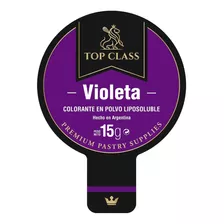 Colorante Liposoluble En Polvo Violeta 15gr/50cc Top Class