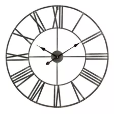 Reloj Redondo De Pared Solange, En Metal- Aspire Home