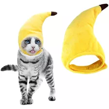 Chapéu Banana Para Cachorro/gato Pronta Entrega