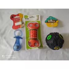 Set De Juguetes Para Mascota Pelota Rasca Encia