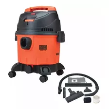 Aspiradora De Tacho Black+decker Bdwd15 15 Litros Naranja Y Negra 220v 50hz