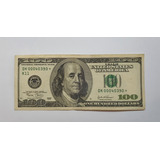 Billete 100$ Con Estrella En Serial AÃ±o 2003 ColecciÃ³nistas
