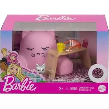 Gato Sala Móveis Barbie - Mattel Grg56-grg57-944a