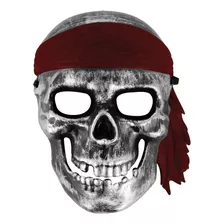 Máscara Adulto E Criança Caveira Piratas Do Caribe Haloween