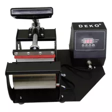 Prensa Sublimadora Manual Deko Térmica Cilíndrica Preta 220v