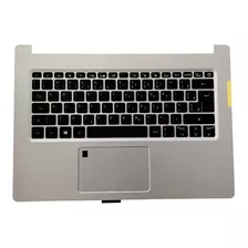 Carcaça Base Com Teclado Acer Aspire 5 A514-53-59 Novo Prata