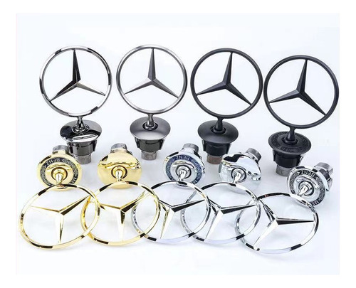 Emblema Mercedes Benz Para Cofre Nuevo Y Sellado Varios Mods Foto 2