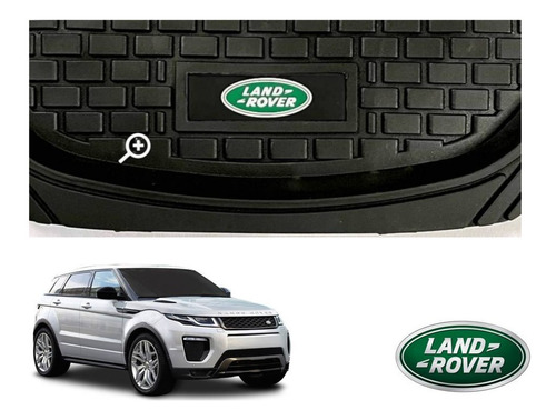 Tapetes 4pz Charola 3d Logo Range Rover Evoque 2012 A 2018 Foto 4