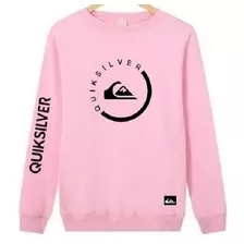 Casaco Moletom De Frio Quiksilver Gola Careca