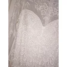 Vestido Novia Dama Adrianna Papell Elegante Bonito Boda 