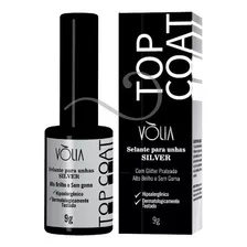 Vòlia Selante Para Unhas Silver 9g Alto Brilho Top Coat