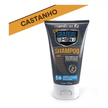 Shampoo Gradual Men Castanho - Cabelo