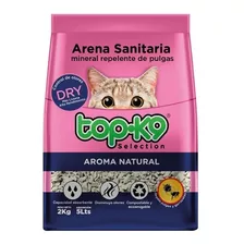 Arena Sanitaria Top-k9 Mineral Repelente De Pulgas 2kg