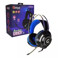Auricular Gaming Con Microfono Y Luces Stereo Epgmr149 Blue