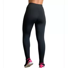 Legging Feminina Preta Calça Academia Poliamida Yoga Sports