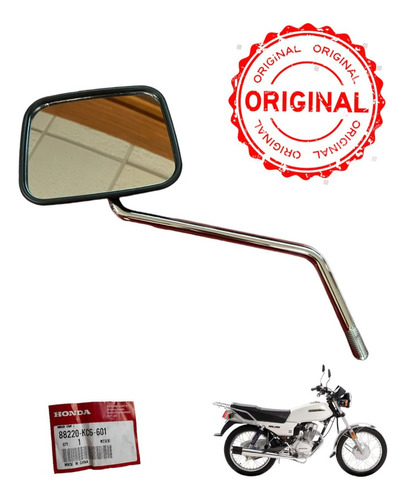 Espejo Izquierdo Original Para Moto Honda Tool 125 P Foto 2