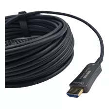 Cabo Hdmi 2.1 8k 50 Metros Fibra Ótica Ultra Hd Profissional