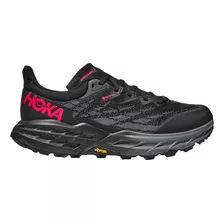 Tenis Hoka Trail Speedgoat 5 Gtx Negro Mujer Running