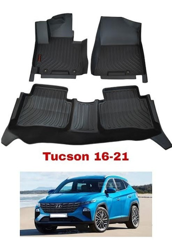 Tapetes Hyundai Tucson 16-21 Uso Rudo- 1ra+2da Filas Foto 5
