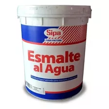 Esmalte Al Agua Sipa Satinado Tecno Blanco 5gl