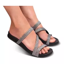 Sandália Feminina Birken Rasteira Confortavel Plataforma