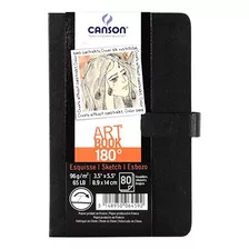 Cuaderno Dibujo Canson Bocetos Art Book 180° 80h 8.9x14cm