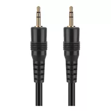 Cabo Auxiliar Áudio P2 X P2 Stereo Dourado 1,20 M Celular