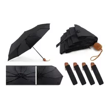 Paraguas Corto De Dama Susino Negro Manual