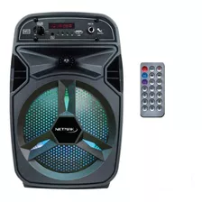 Parlante Inalámbrico Bluetooth Equipo Karaoke Caja Box Netmak Nm-24siete