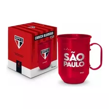 Caneca Alumínio 600ml São Paulo Brasfoot