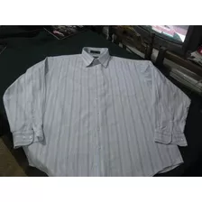 Camisa, Nautica Manga Larga Talla L (161/2)34-35 Impecable