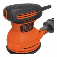 Lixadeira Roto Orbital Black+decker Bdero100 Laranja 200w 110v