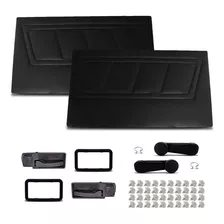 Kit Forro De Porta Completo D20 91 92 93 94 95 96 - Preto