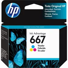 Cartucho De Tinta Hp 667 Ink Advantage Original