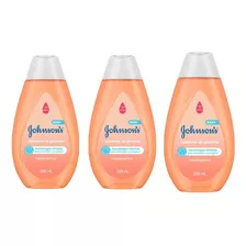 Sabonete Infantil J&j 200ml Glicerinado Kit C/03 Liquido