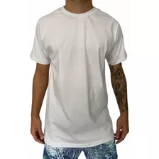 Camiseta Básica Masculina Lisa Sem Estampa Algodão Oferta