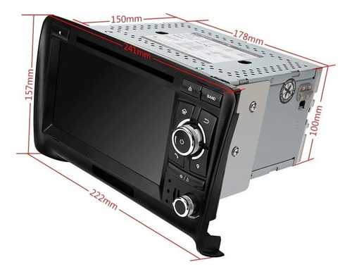 Android Audi Tt 2006-2014 Mirrorlink Dvd Gps Bluetooth Radio Foto 9