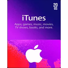 Tarjeta Itunes Apple Card Gift Card 20 Usd Usa Prepago