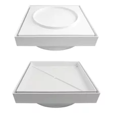 Ralo 15x15 Oculto Seca Piso/ Porcelanato Inteligente Branco