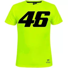Playera De Valentino Rossi 46 Amarilla Fluorescente Moto Gp