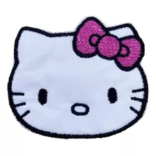 Parche Aplique Bordado Para Pegar En Barbijos X3 Hello Kitty