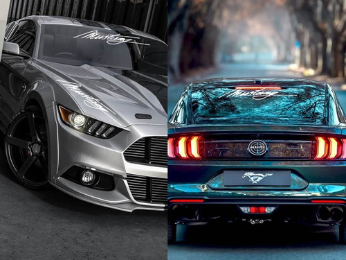 Letras De Vinil Stickers Para Ford Mustang Gt Shelby Tuning Foto 9