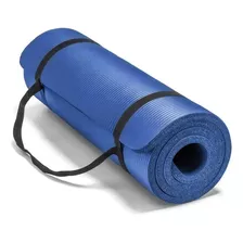 Colchoneta Pilates Yoga Mat Tapete Ejercicios Nbr 1cm Color Azul