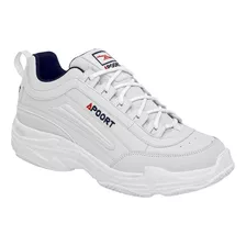 Tenis Mod D31 Para Joven Apoort Color Blanco