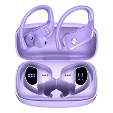 Audífonos Inalámbricos Bmani T16 Con Bluetooth Para Colgar Color Violeta